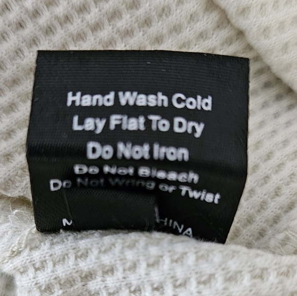 POL Patchwork Denim Shirt/Jacket Blue Ivory Sz L - Picture 12 of 12